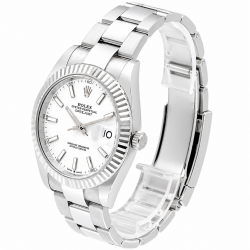 Unworn Rolex Datejust 41MM 126334 White Dial Watch